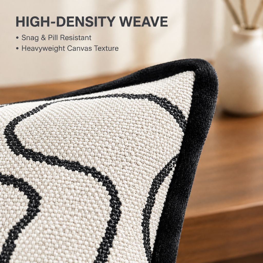 Nordic Modern Minimalist Sofa Throw Pillow Cushion Lumbar Support Cover