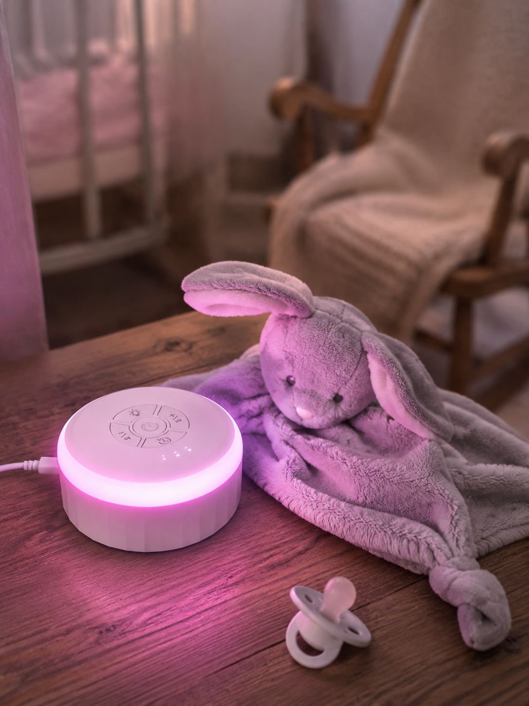 Lámpara nocturna musical inteligente para ayudar a dormir bebés