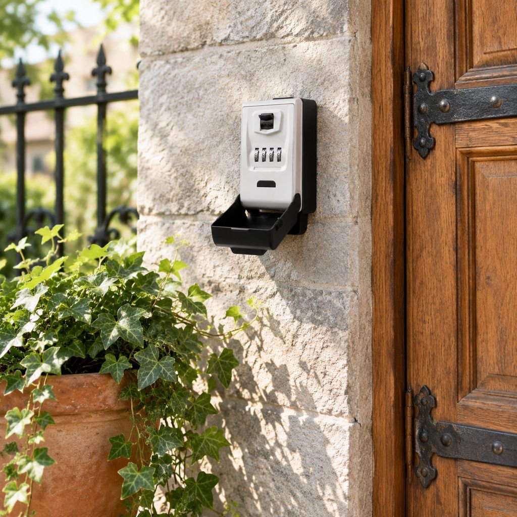 Boîte à clés à LED JMY avec vision nocturne et mot de passe étanche