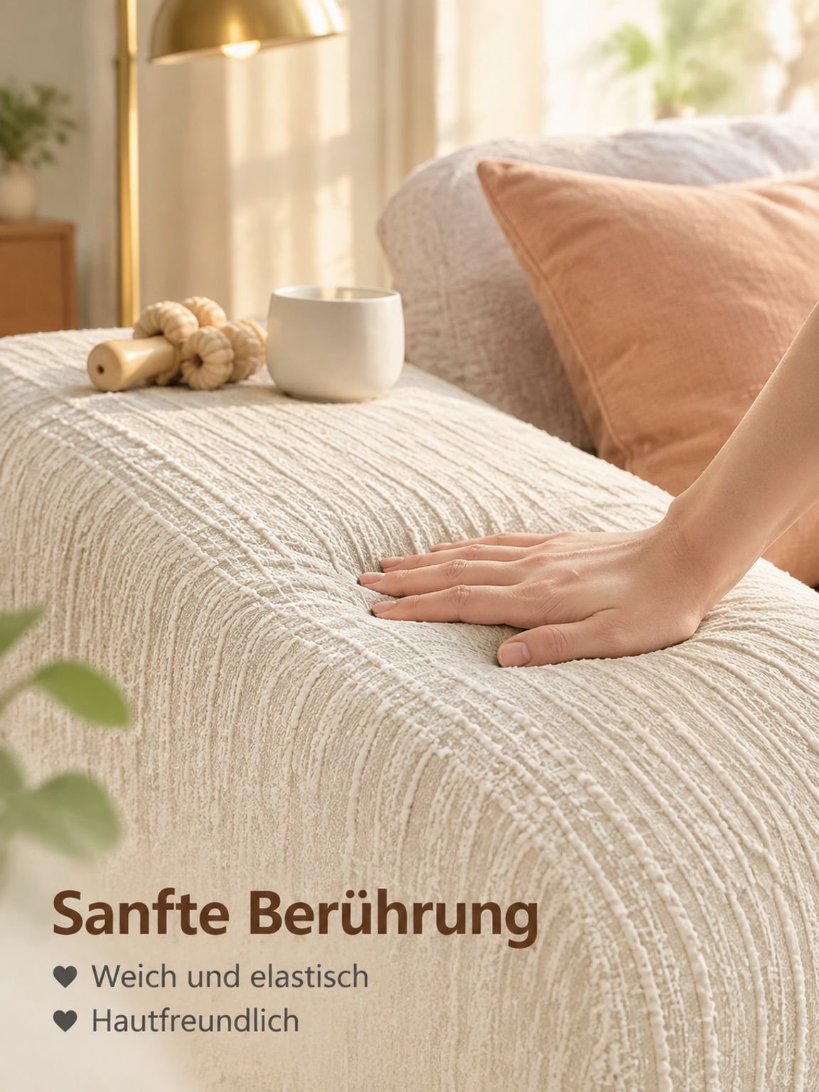 Rutschfester Sofabezug zum Schutz der Sitzfläche