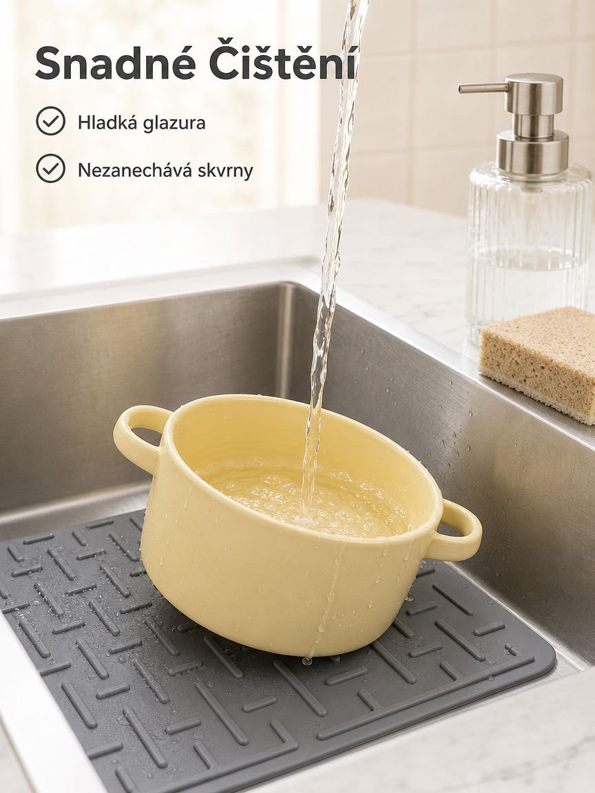 Keramická miska na nudle s víkem