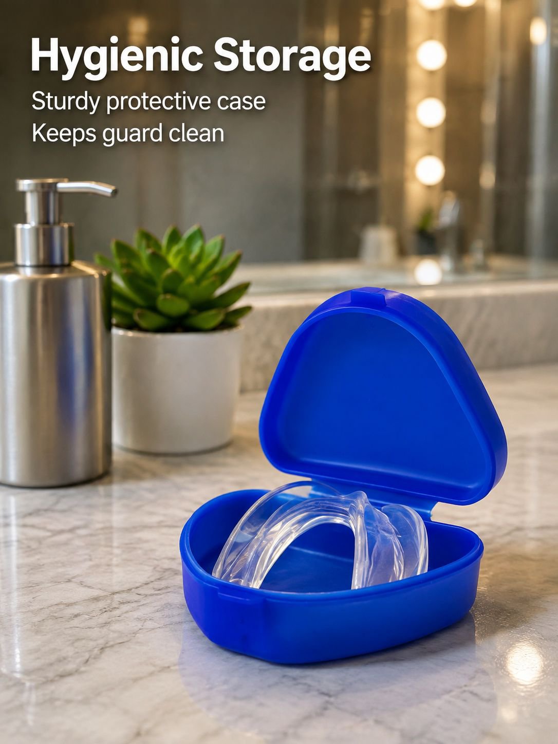 Dental guard and storage box set