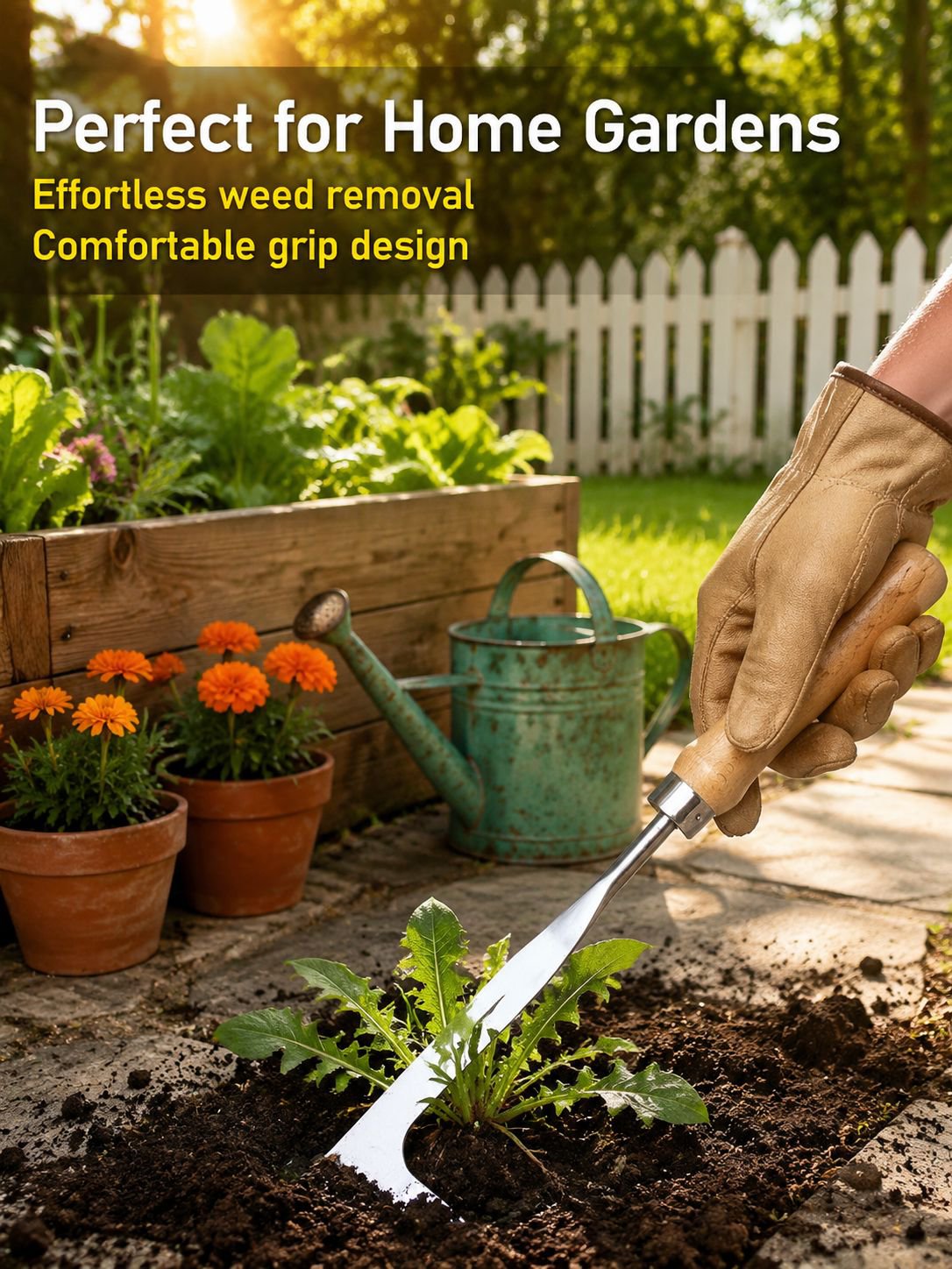 Manual Seven-Tooth Stainless Steel Weeding Tool