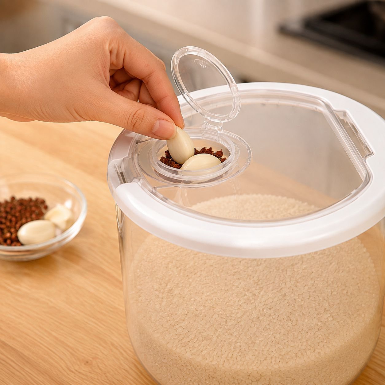 Household Anti-Insect Moisture-Proof Sealed Rice Storage Container