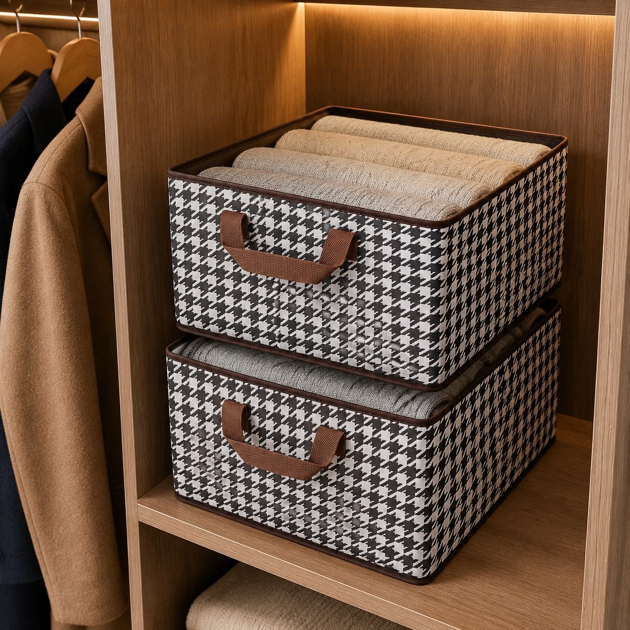 Easy to use wardrobe organizer for pants and shirts