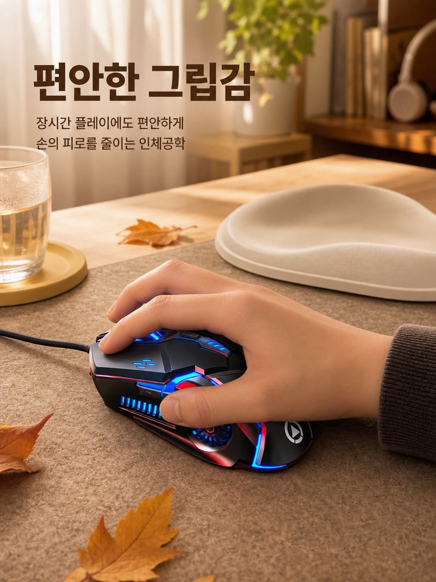 프로 게이머를 위한 빠른 반응속도의 기계식 마우스