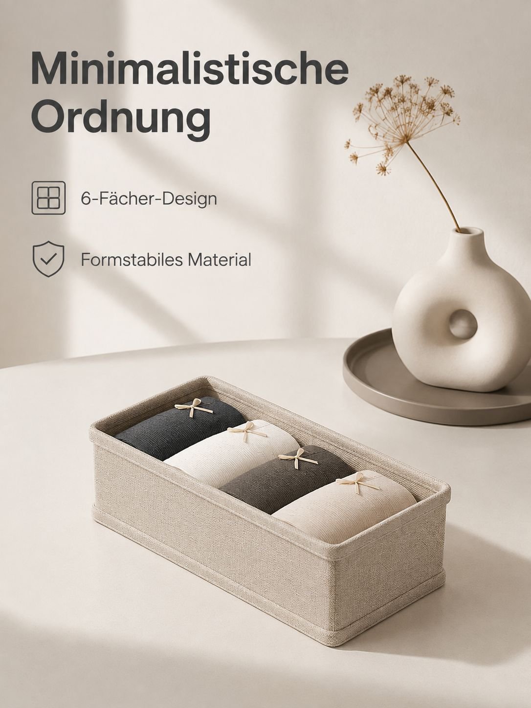 Unterwäsche und Socken Aufbewahrungsbox