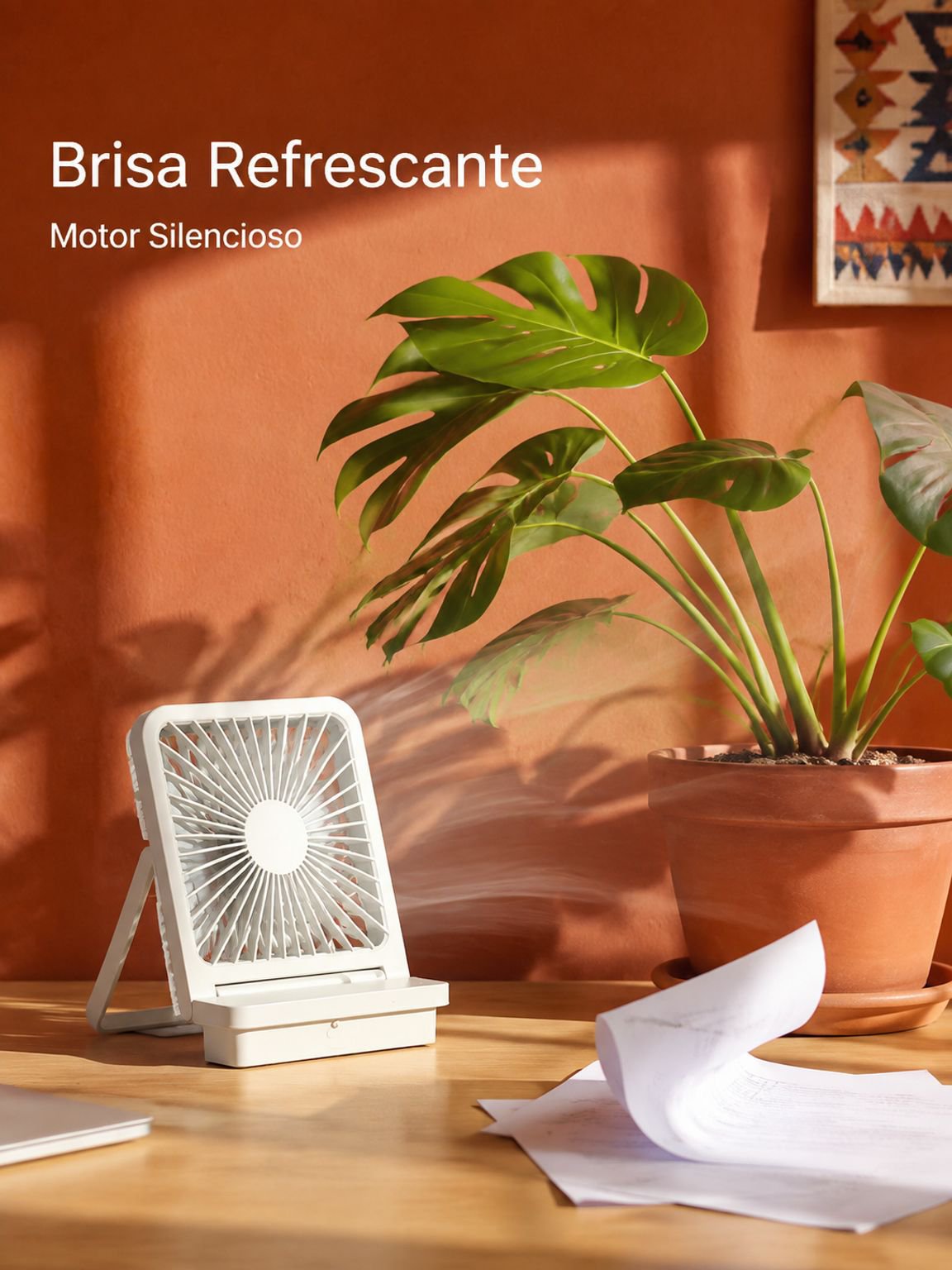 Mini ventilador de escritorio portátil