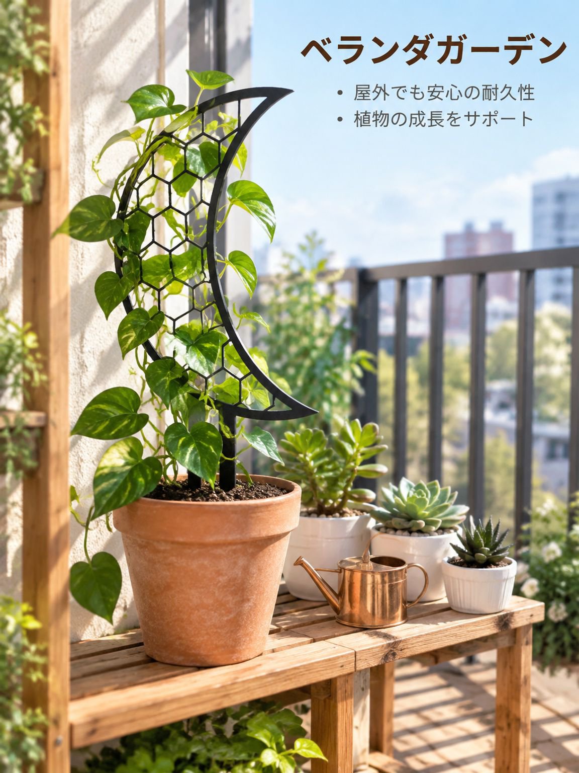 月の登攀用トレリス