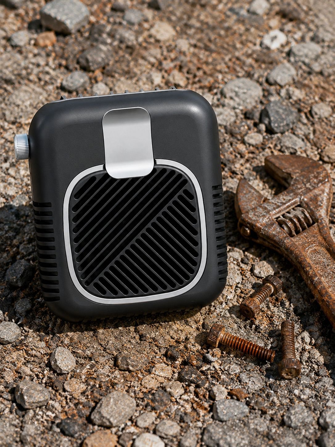 Hands-free cooling fan for camping and outdoor activities