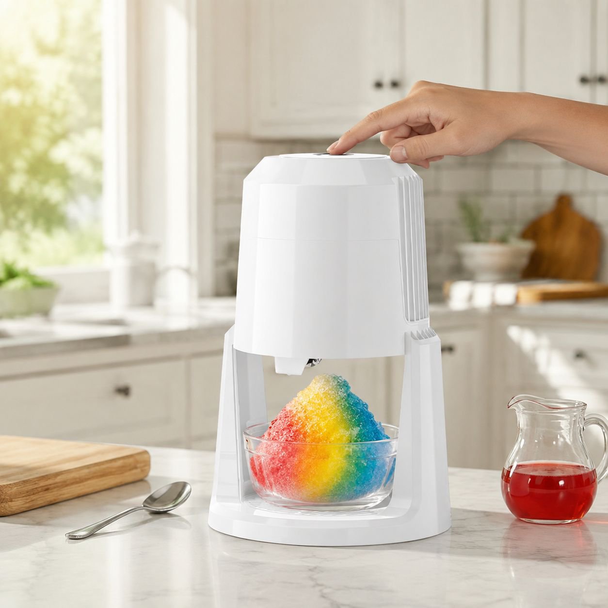 JMY Dual-Mode Ice Crusher for Home & Commercial Use