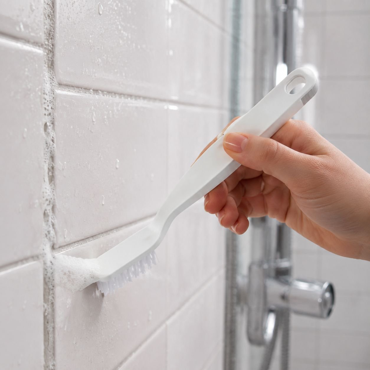 Multi-Function Bathroom Tile Gap Cleaning Brush Toilet Brush Artifact