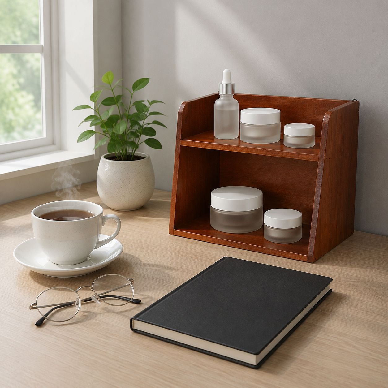 Wall-mounted Perfume Cup Rack