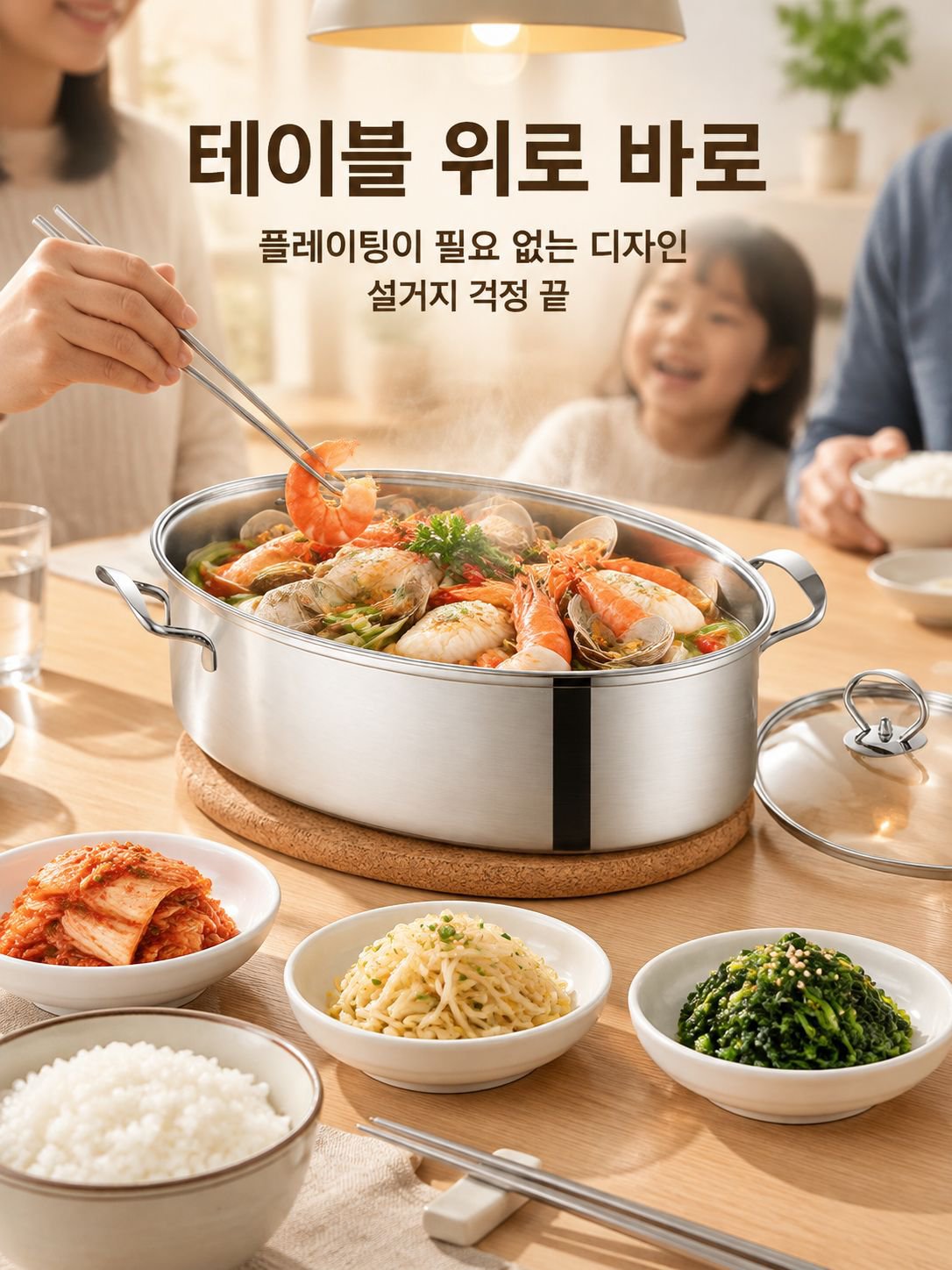 스테인리스 스틸 생선 찜통