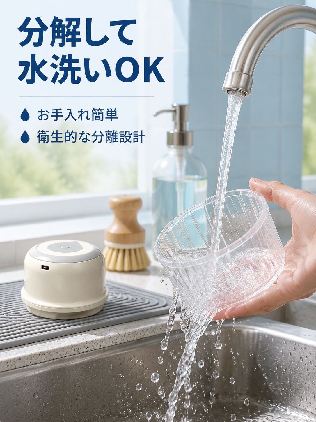 ワイヤレス電動にんにくチョッパー