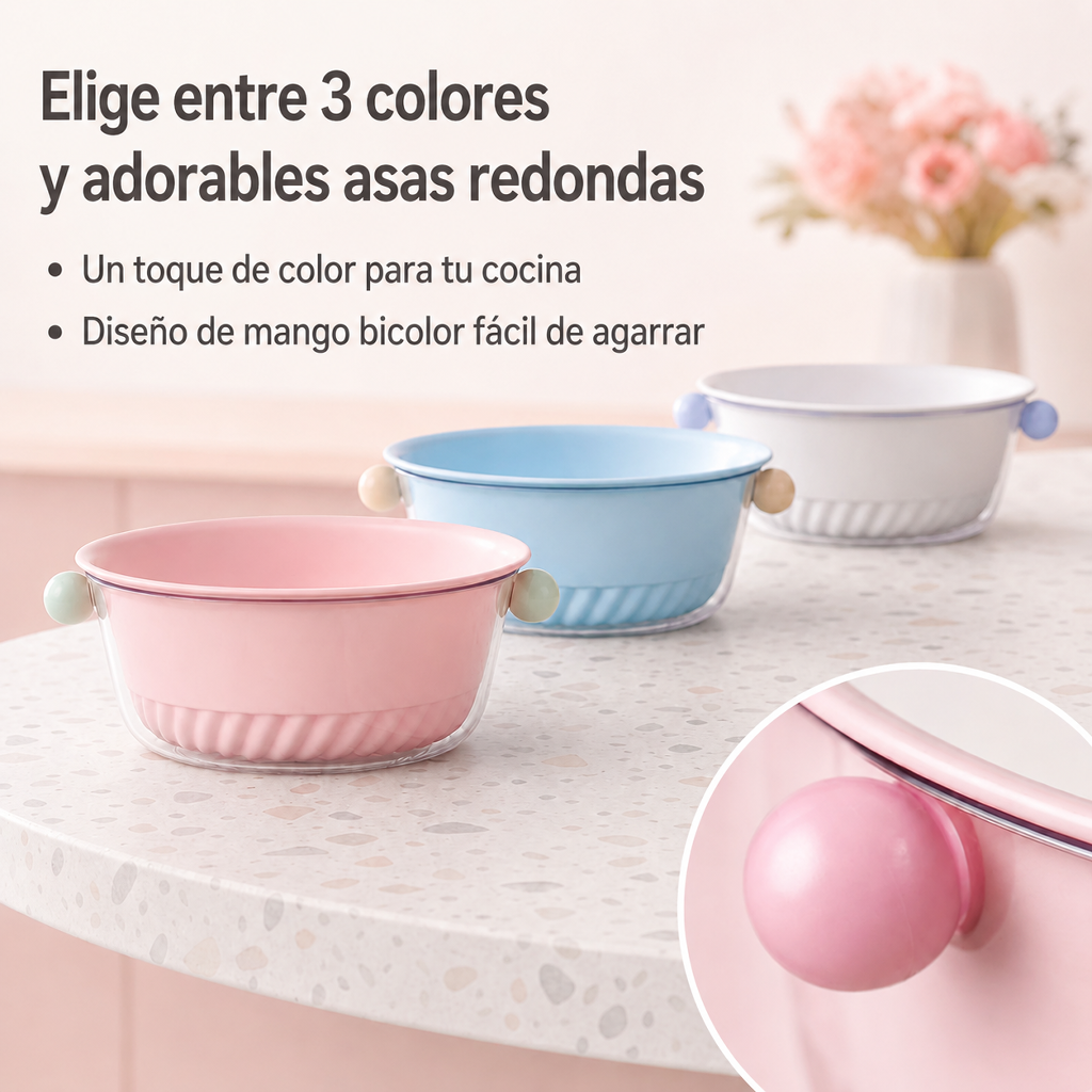 Fregadero de dos niveles elegante para el hogar