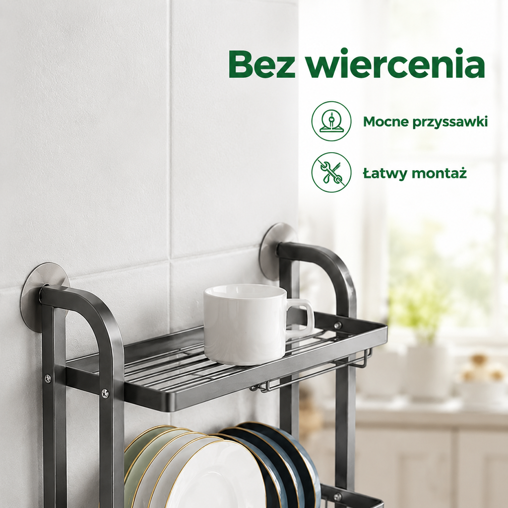 Wąski ociekacz do zlewu kuchennego