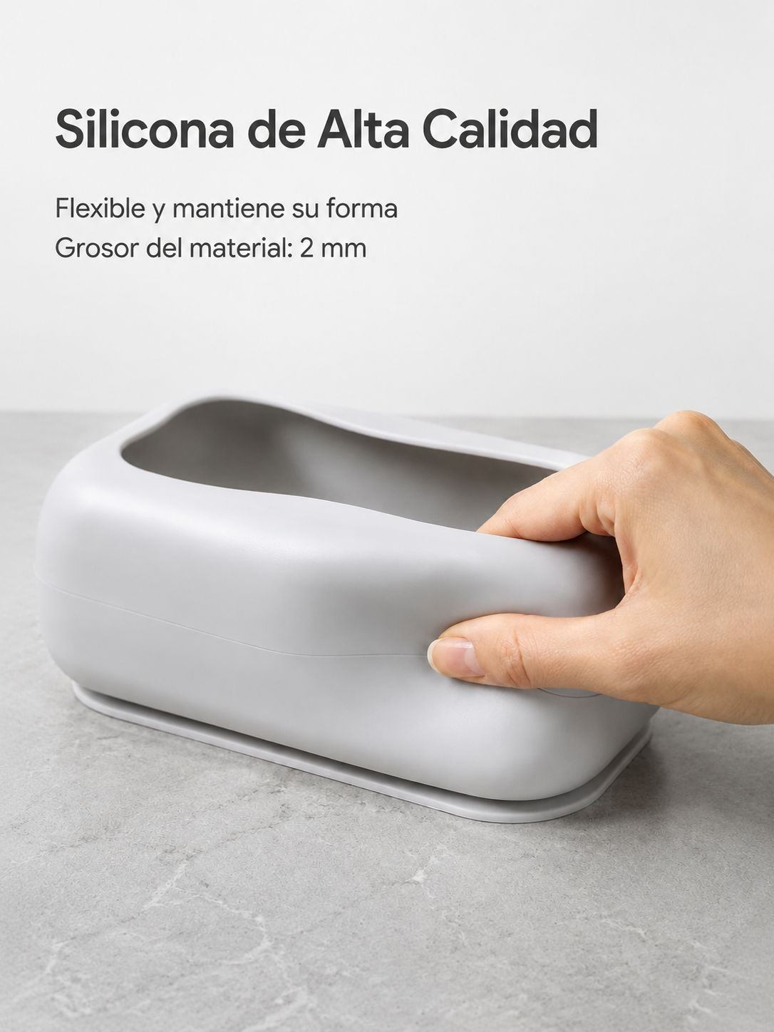 Portapañuelos de silicona multiusos con ventosa