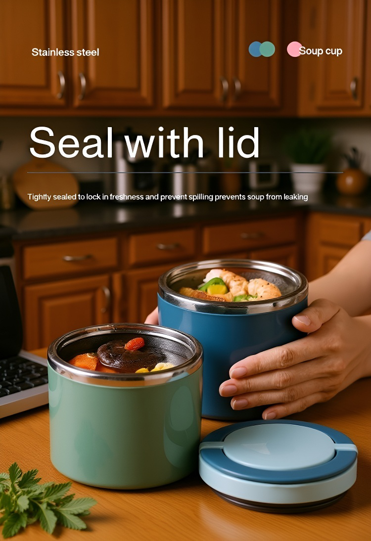 Leakproof 630ml Lunch Box for hot and cold meals