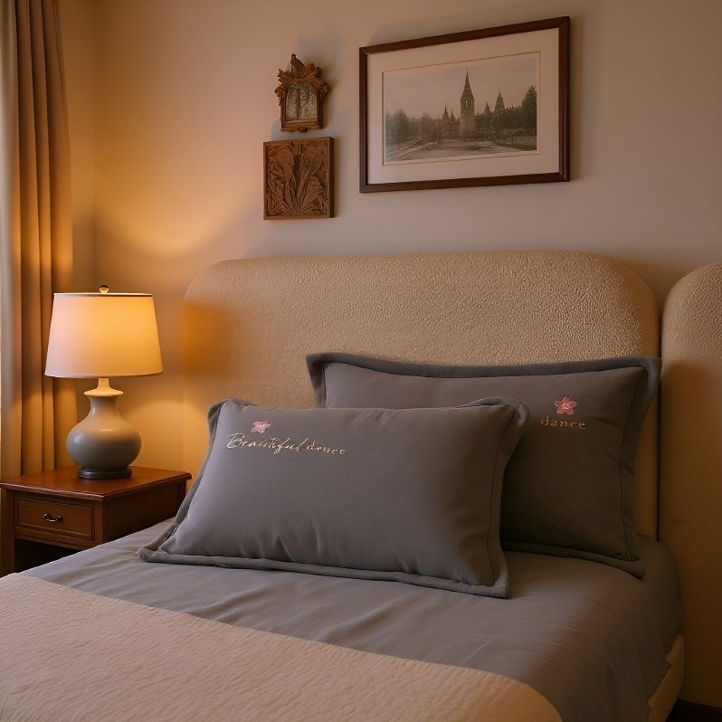 Floral Embroidery Four-Piece Set