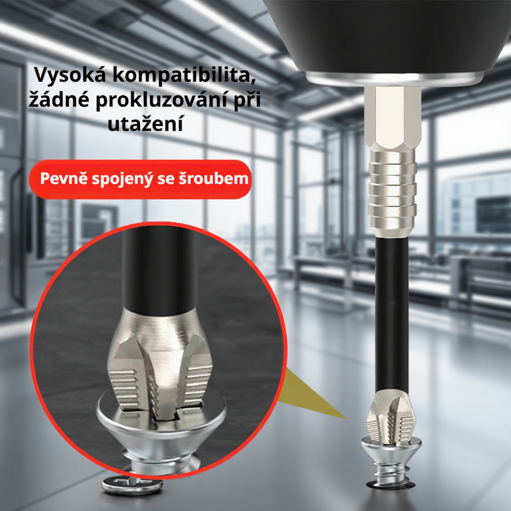 ysoká tvrdost sada křížových šroubováků s elektrickým pohonem