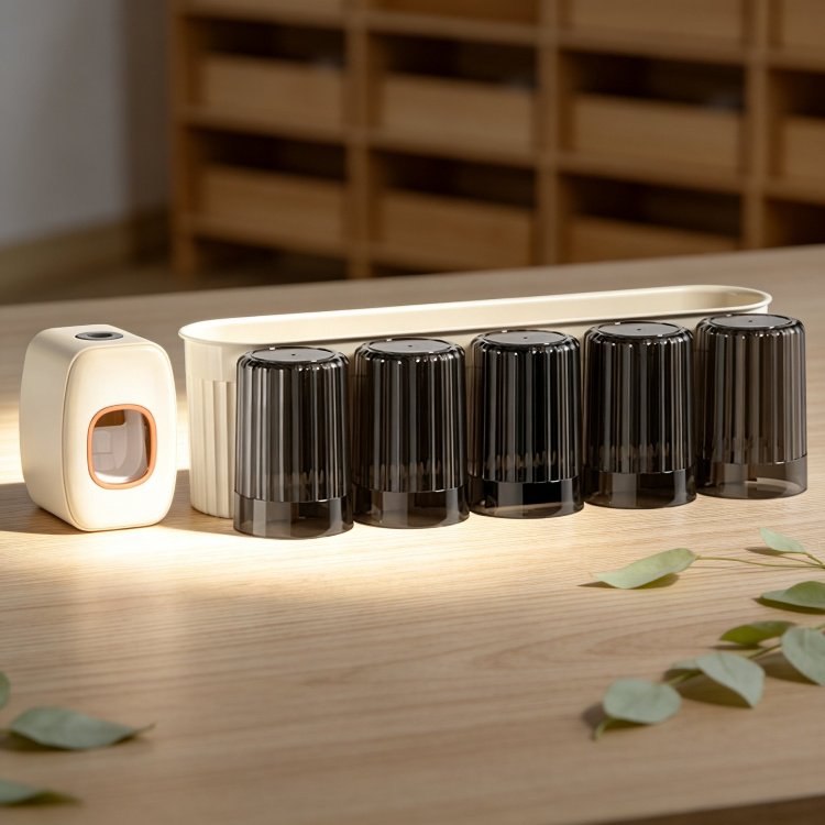 Juego de exprimidores de pasta de dientes