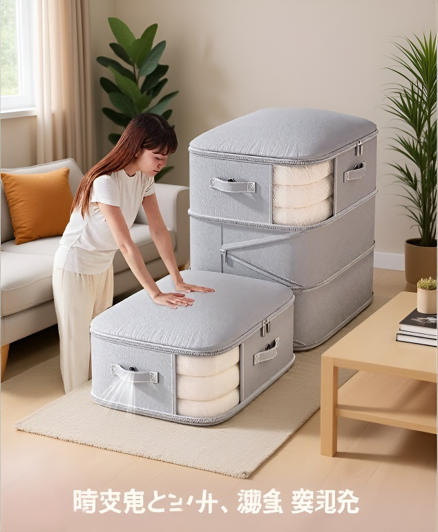 シルクキルト用キルト収納バッグの外観