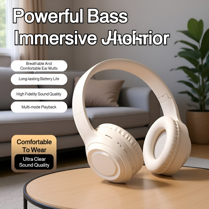 Ergonomic Wireless Bluetooth Gaming Headset with Ultra Clear Calls and Active Noise Cancelling