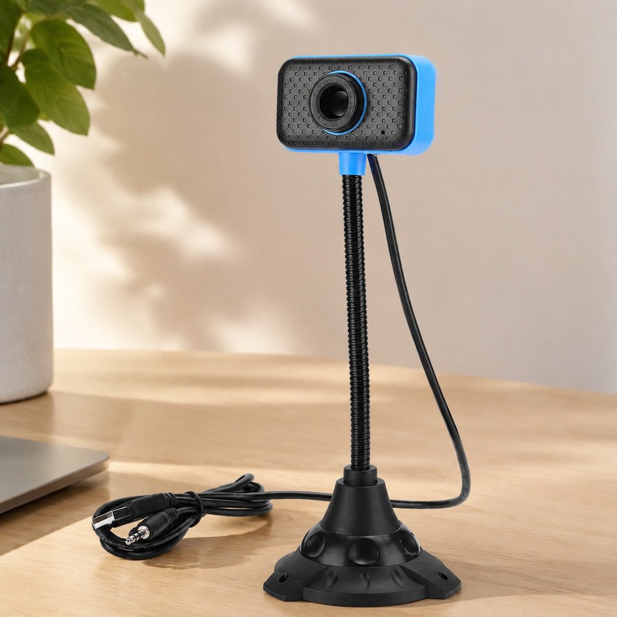 Webcam connected to PC for video calls