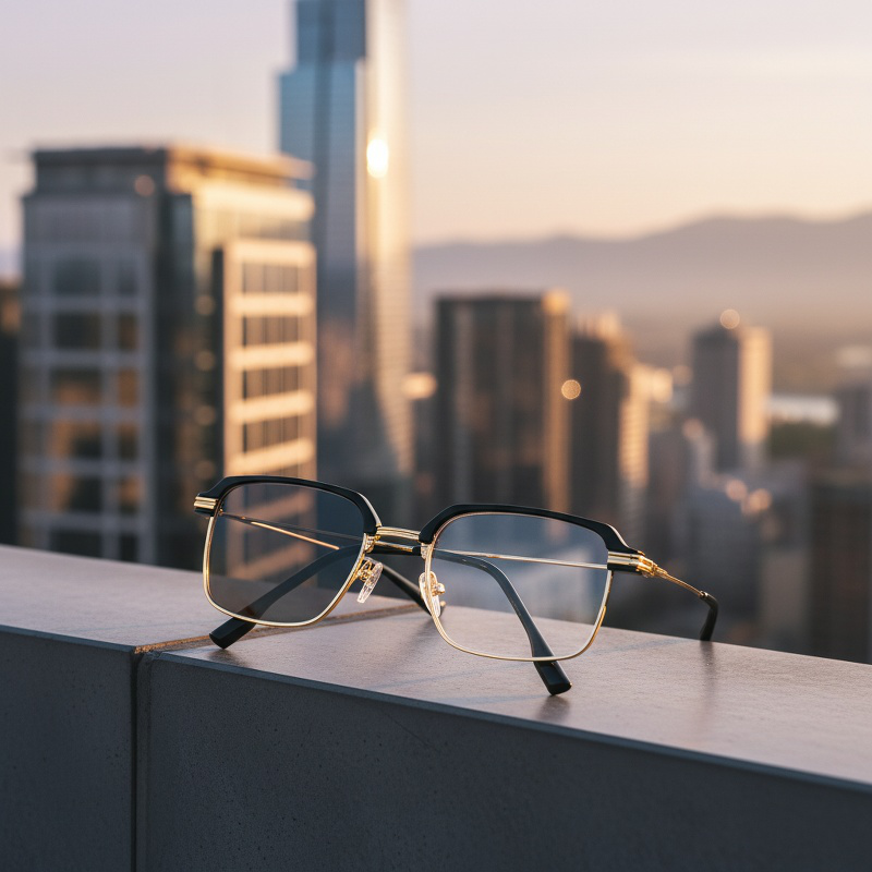 Lunettes de lecture tendance à verres photochromiques ajustables – Accessoire