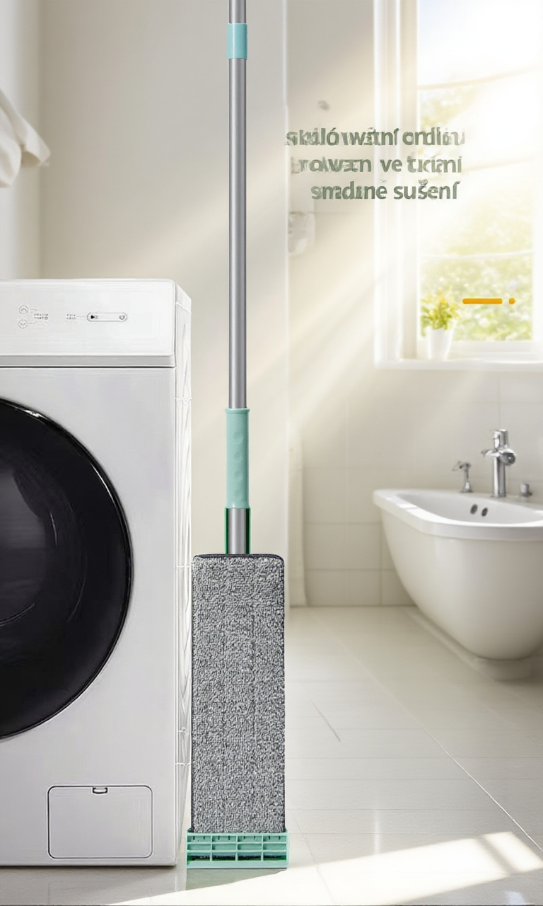 Mop na dřevěné podlahy s vysokou výdrží