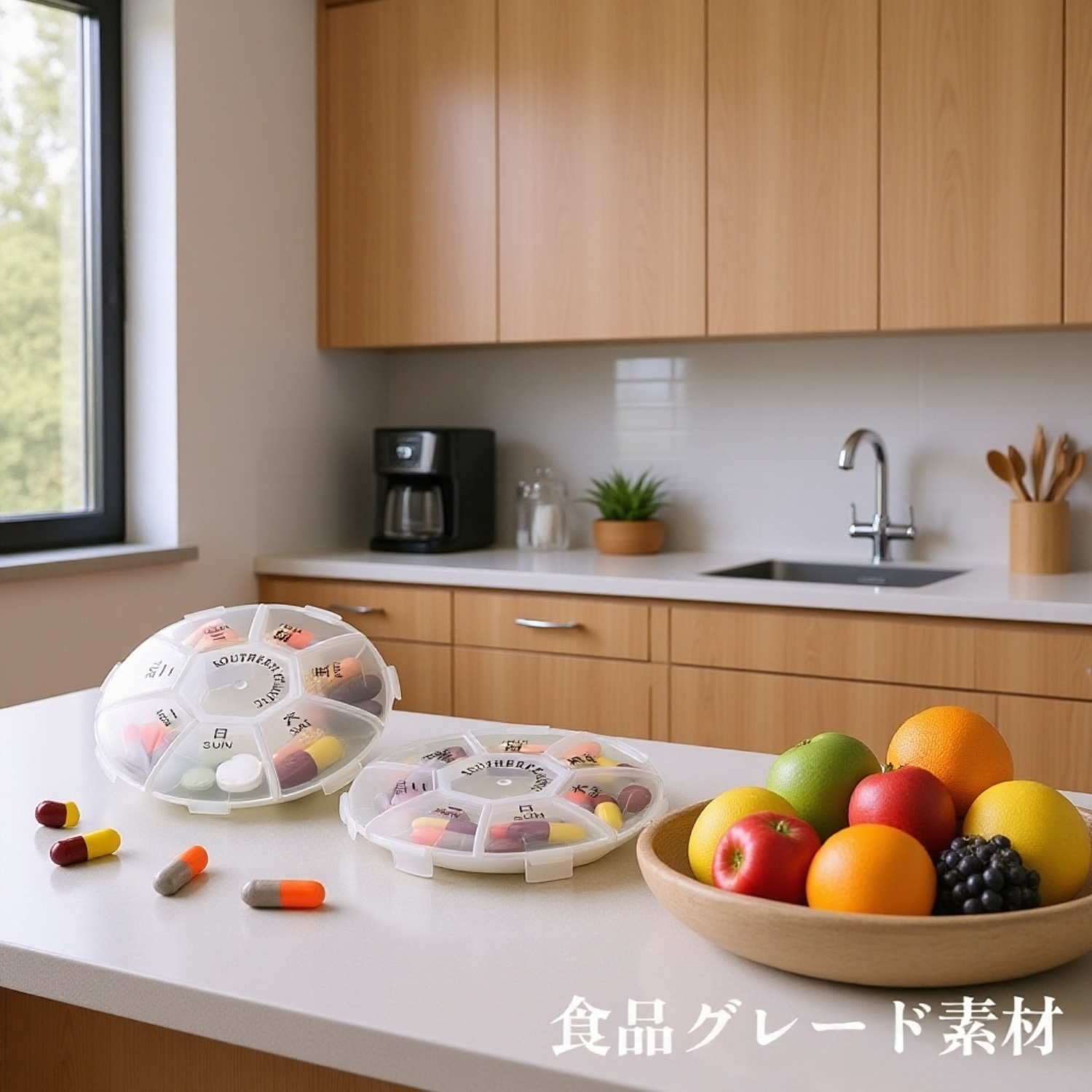 携帯用ミニ小型薬ケース 薬収納ボックス 分割ピルケース