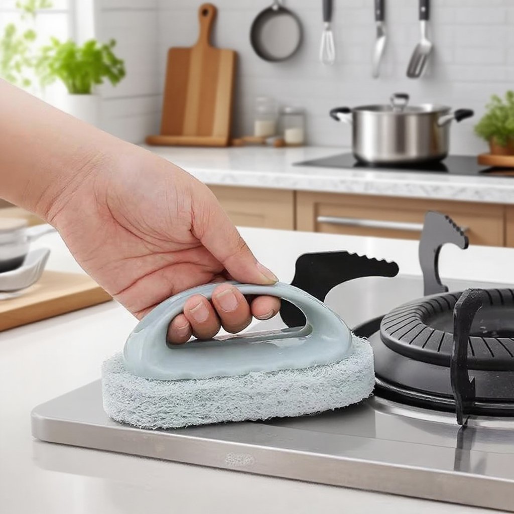  Éponge à vaisselle et brosse de décontamination pour évier et baignoire