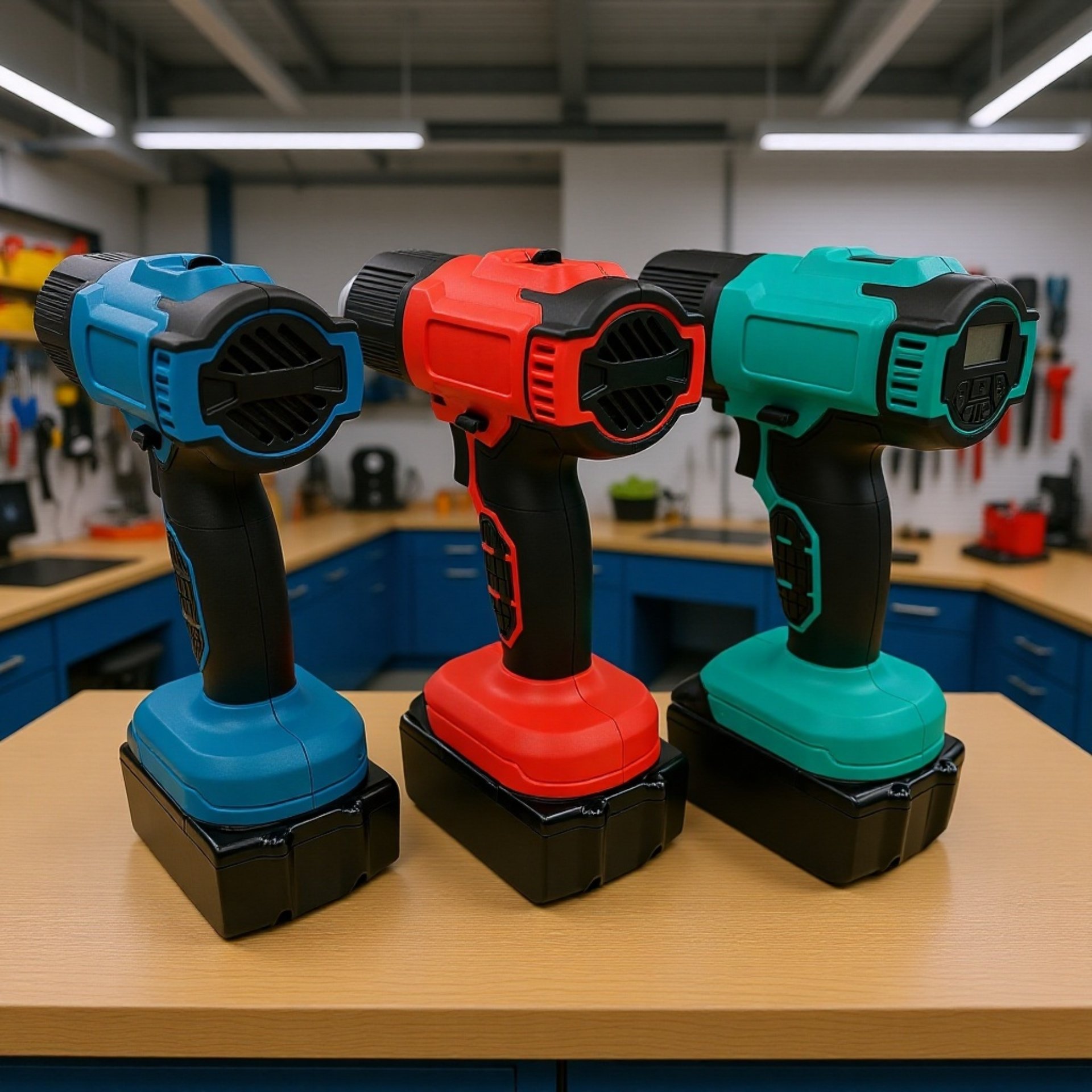 業務用コードレスリチウム電池温度調節ホットエアガン