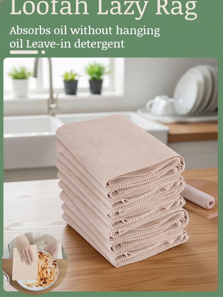 Loofah Plant Fiber Dishcloths Easy to Clean