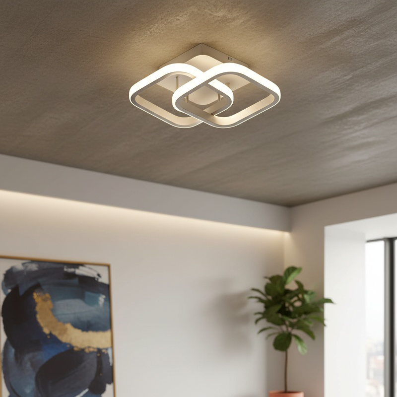 Minimalistische LED-Deckenleuchte, geeignet für verschiedene Wohnbereiche