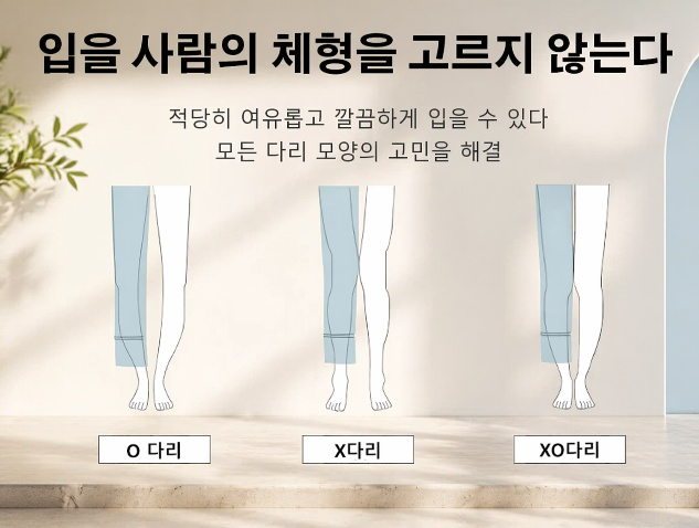 트렌디한 남성용 일자 청바지 코디