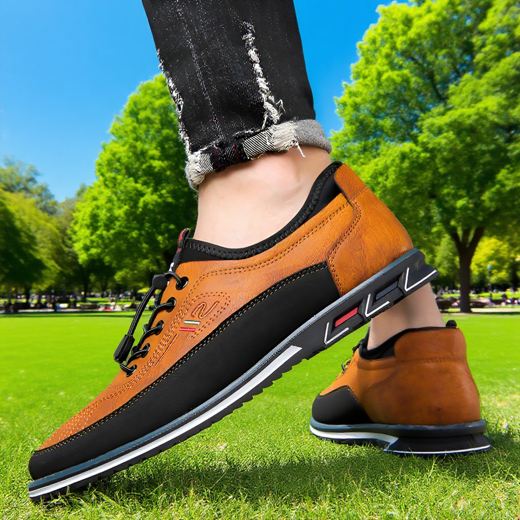 カジュアル大きいサイズメンズシューズ フラットワークシューズ