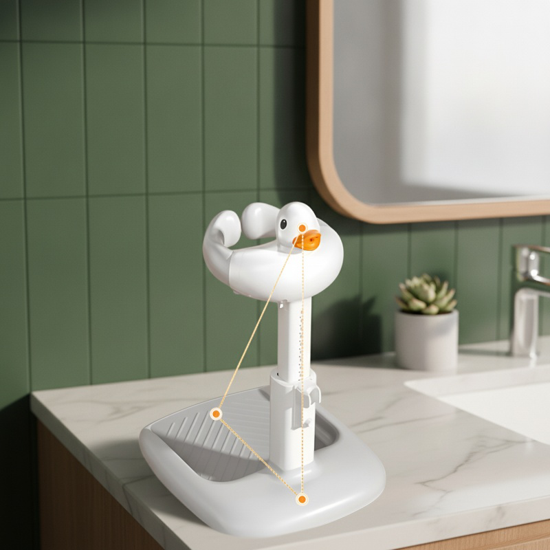 Non-slip Bath Support Stand for Babies, Toddler Wash Holder