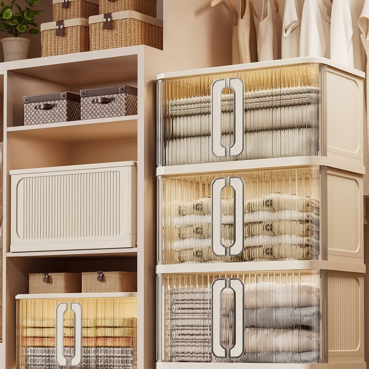 Multifunctional Foldable Storage Cabinet for Bedroom