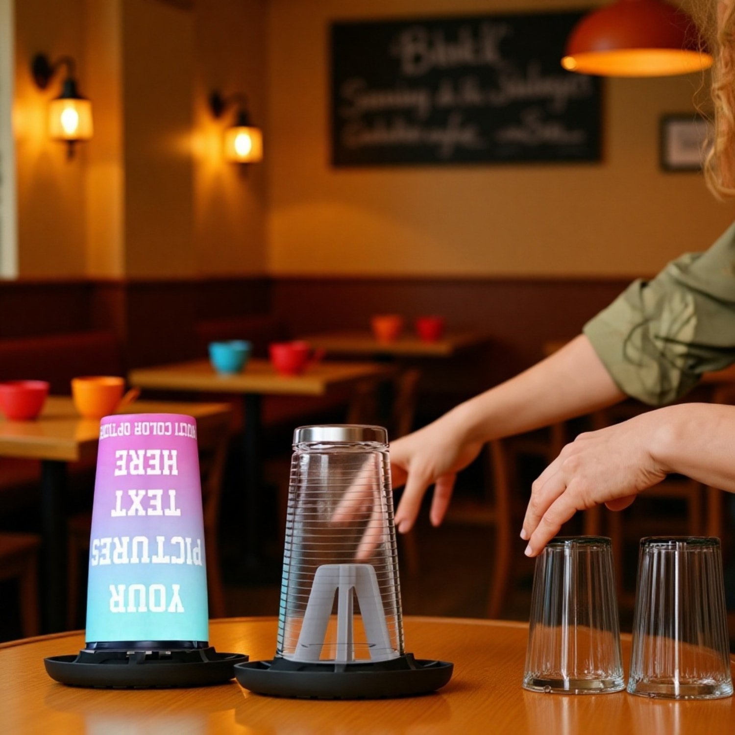 水筒カップ乾燥ラック 新型カップ水切りラック