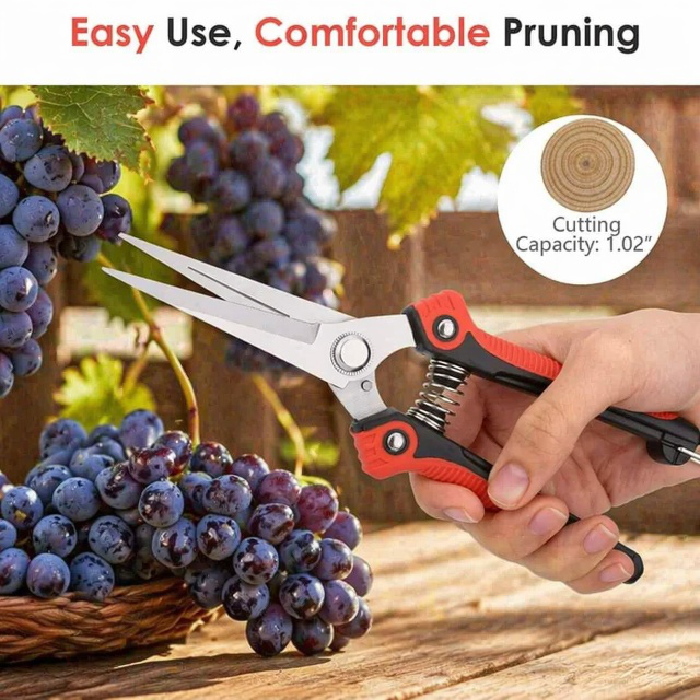 Comfort-grip handle for easy pruning