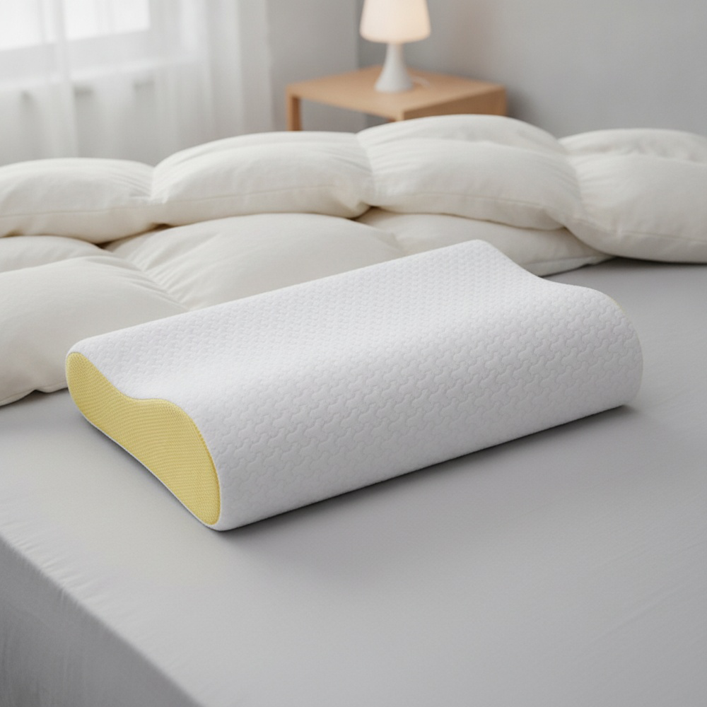 Ergonomisches Memory-Kissen, Nackenpflege, bequemes Schlaf-Nackenkissen