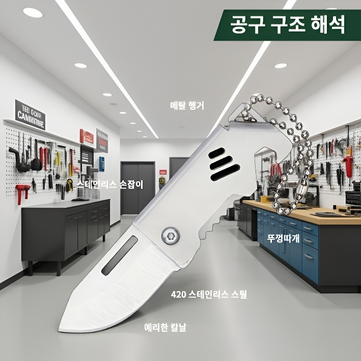 미니 휴대용 다용도 접이식 칼