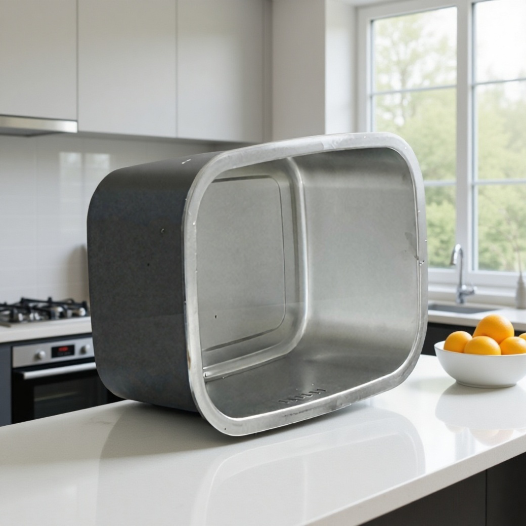 揚げ物用フィルターバスケットとして使う様子