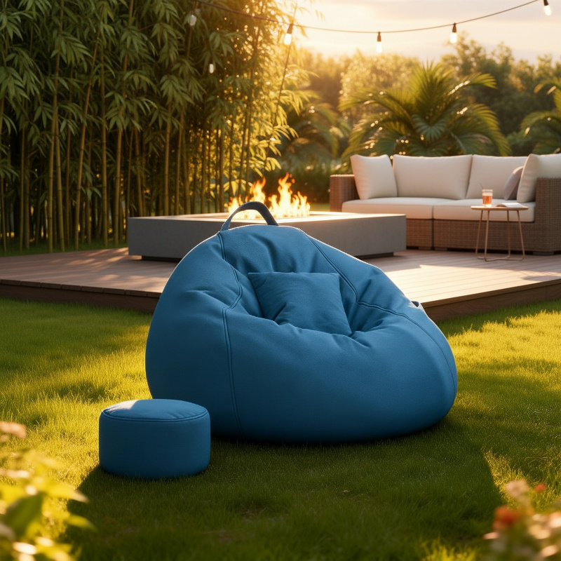 Mini Reclining Tatami Lazy Sofa Chair for Bedroom Living Room Balcony