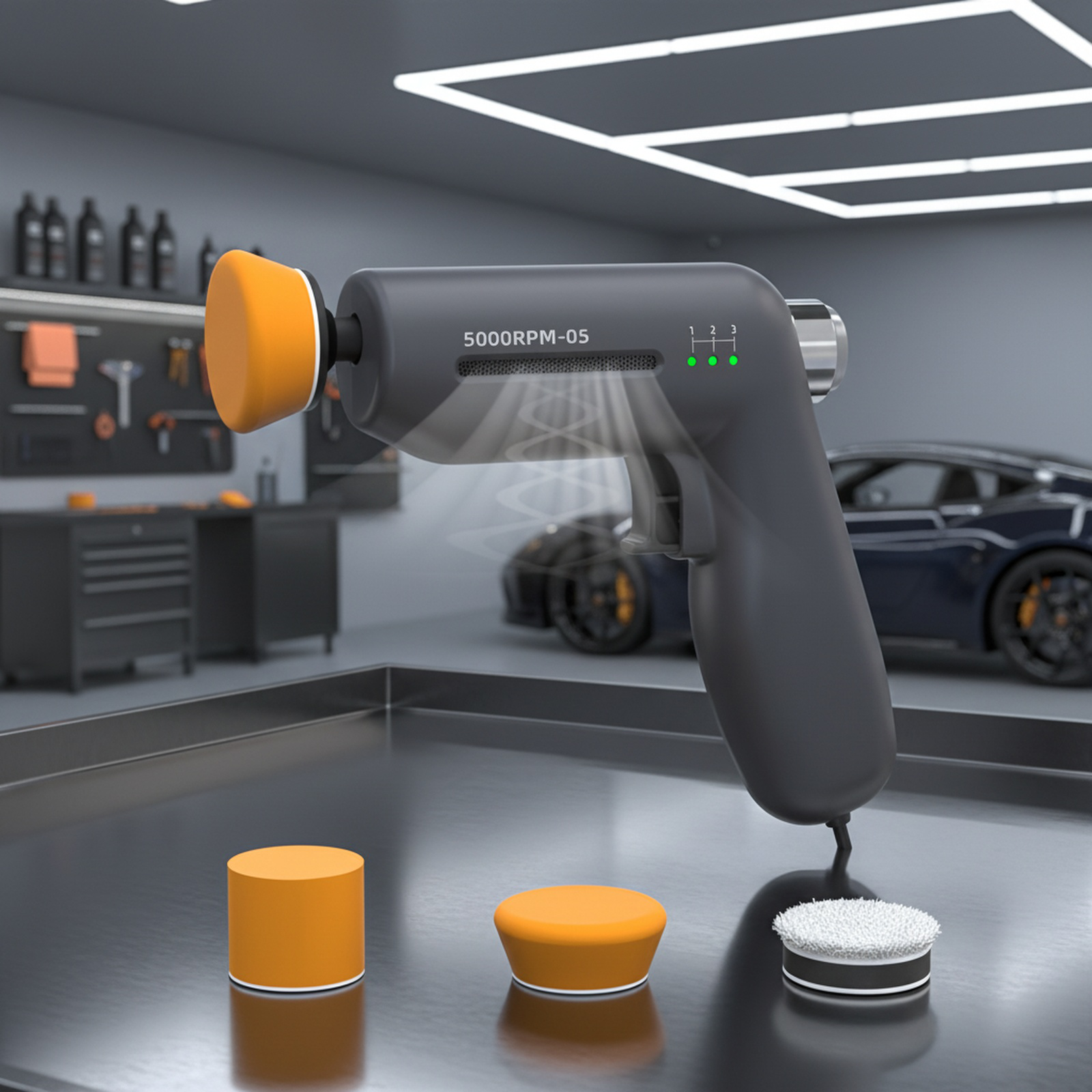 Multifunctional Car Polisher and Waxer, Scratch Repair Tool