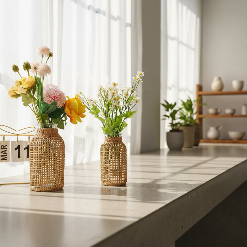 Vase élégant pour plantes d'intérieur