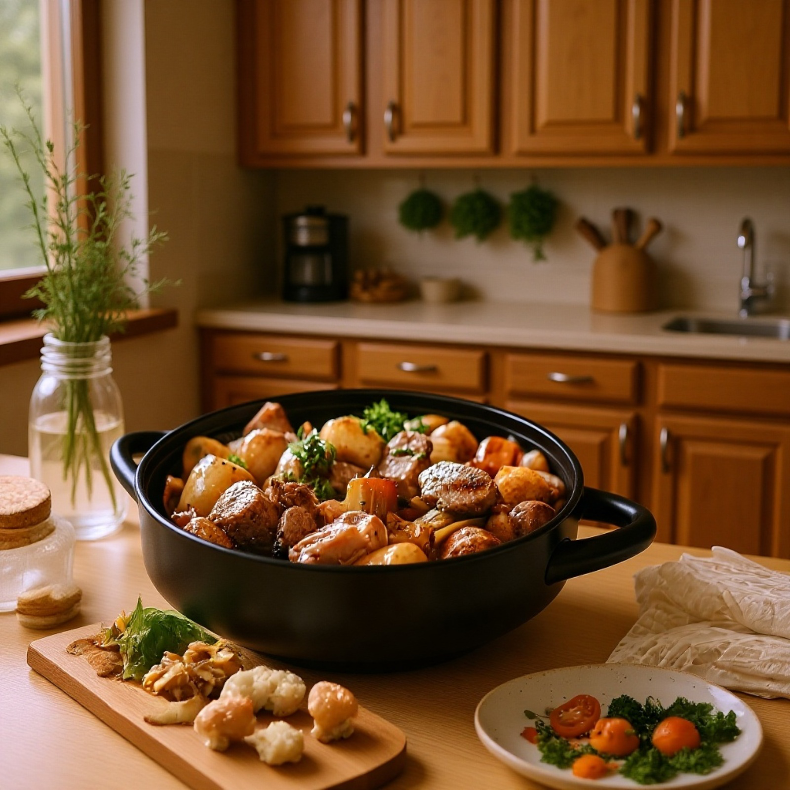 Olla de barro apta para todo tipo de estufa