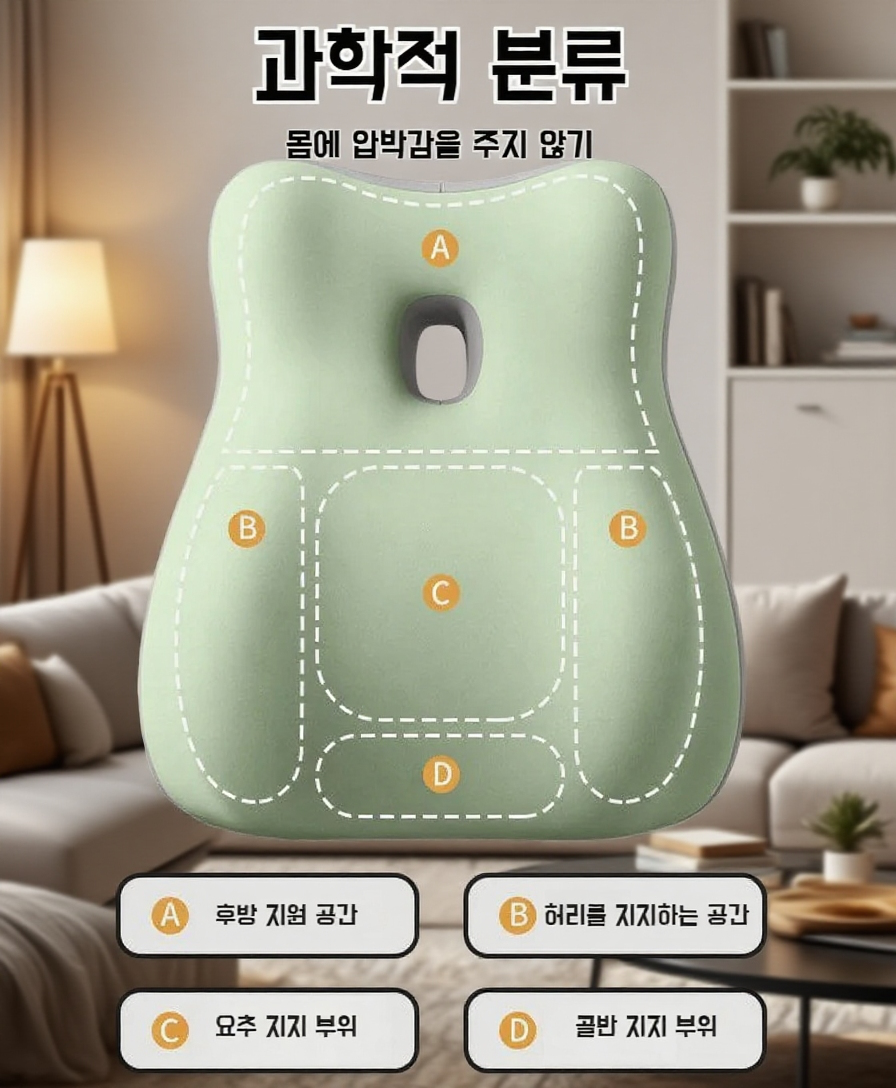 다기능 보조 낮잠 베개 패드